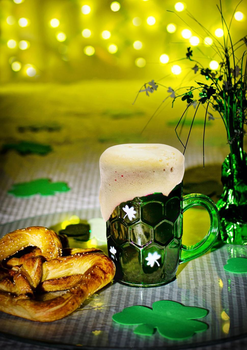 Free Image of Pastry and Beer - St. Patrick\'s Day 
